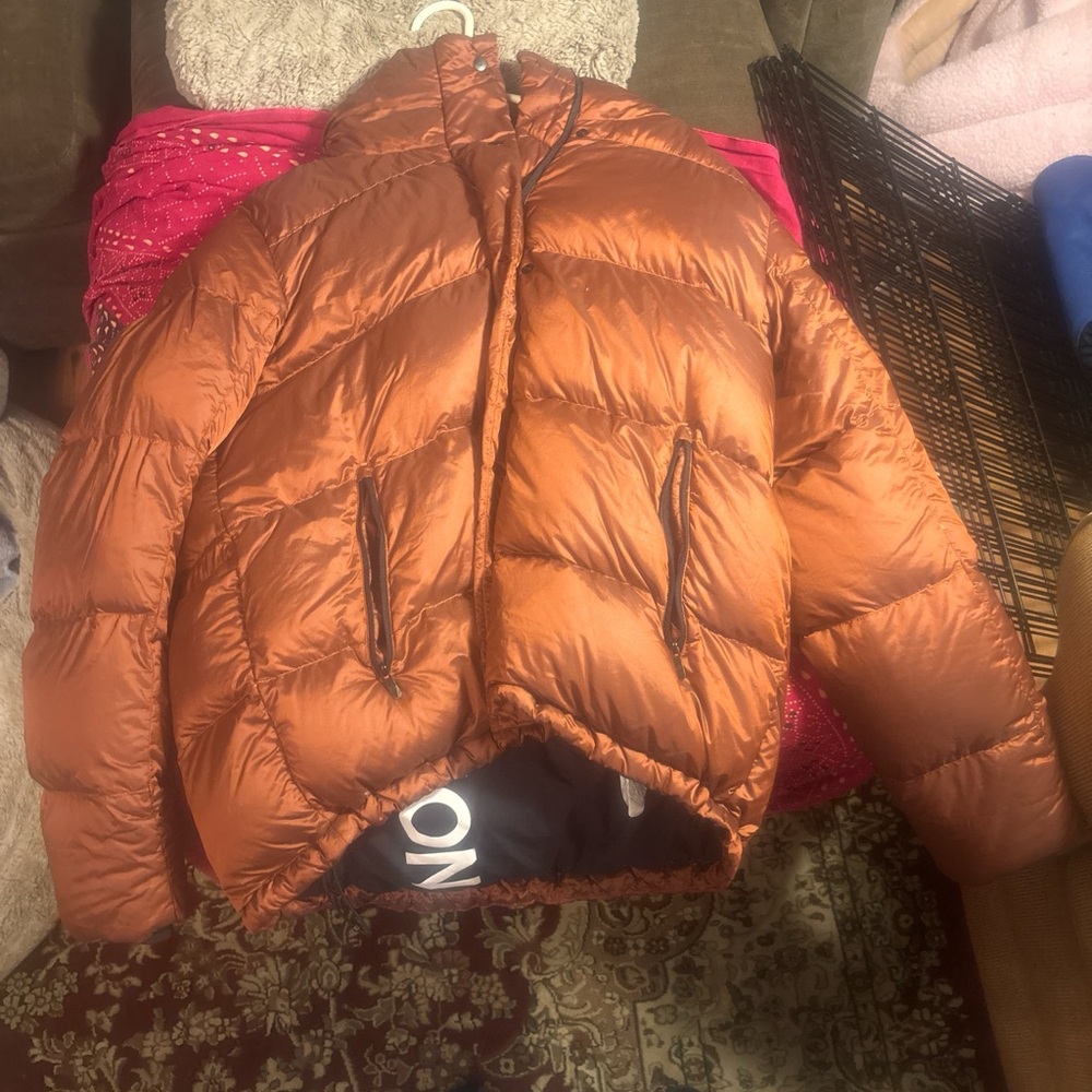Lululemon Rustic Orange Puffer Jacket size 8